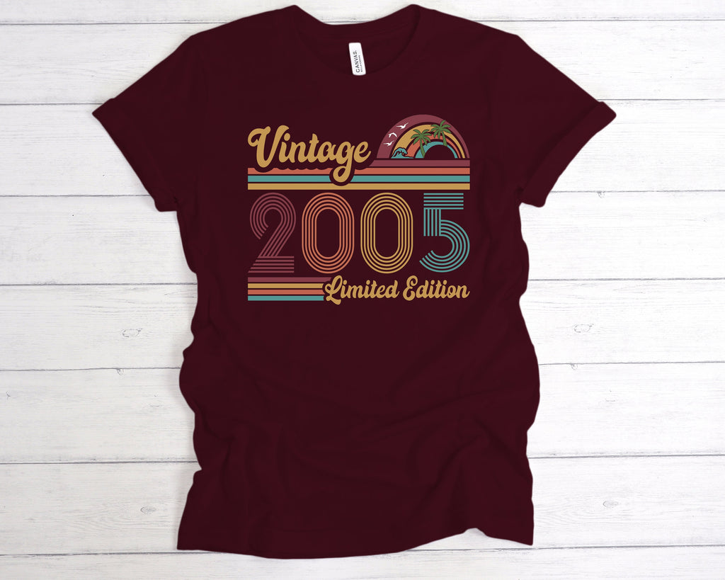 Get trendy with Vintage 2005 Limited Edition T-Shirt - T-Shirt available at DizzyKitten. Grab yours for £12.99 today!