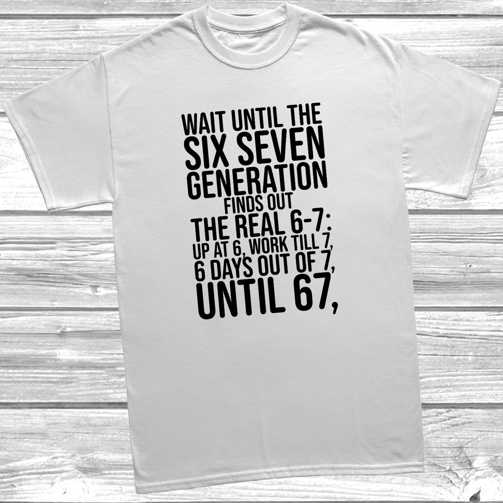 Funny workmate gift T-shirt with bold white lettering