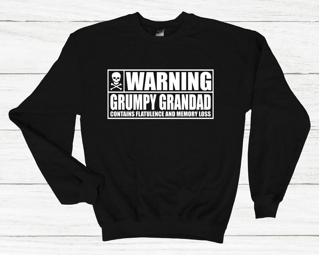 Get trendy with Warning Grumpy Grandad Sweatshirt - Sweatshirt available at DizzyKitten. Grab yours for £25.49 today!