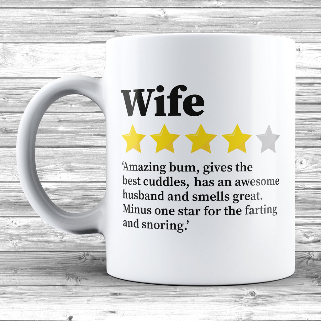 Get trendy with Wife Review 11oz / 15oz Mug - Mug available at DizzyKitten. Grab yours for £3.99 today!