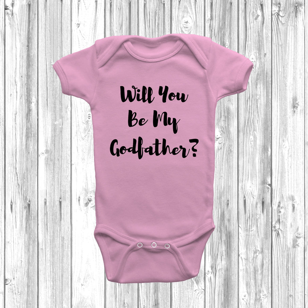 Get trendy with Will You Be My Godfather? Baby Grow - Baby Grow available at DizzyKitten. Grab yours for £7.95 today!