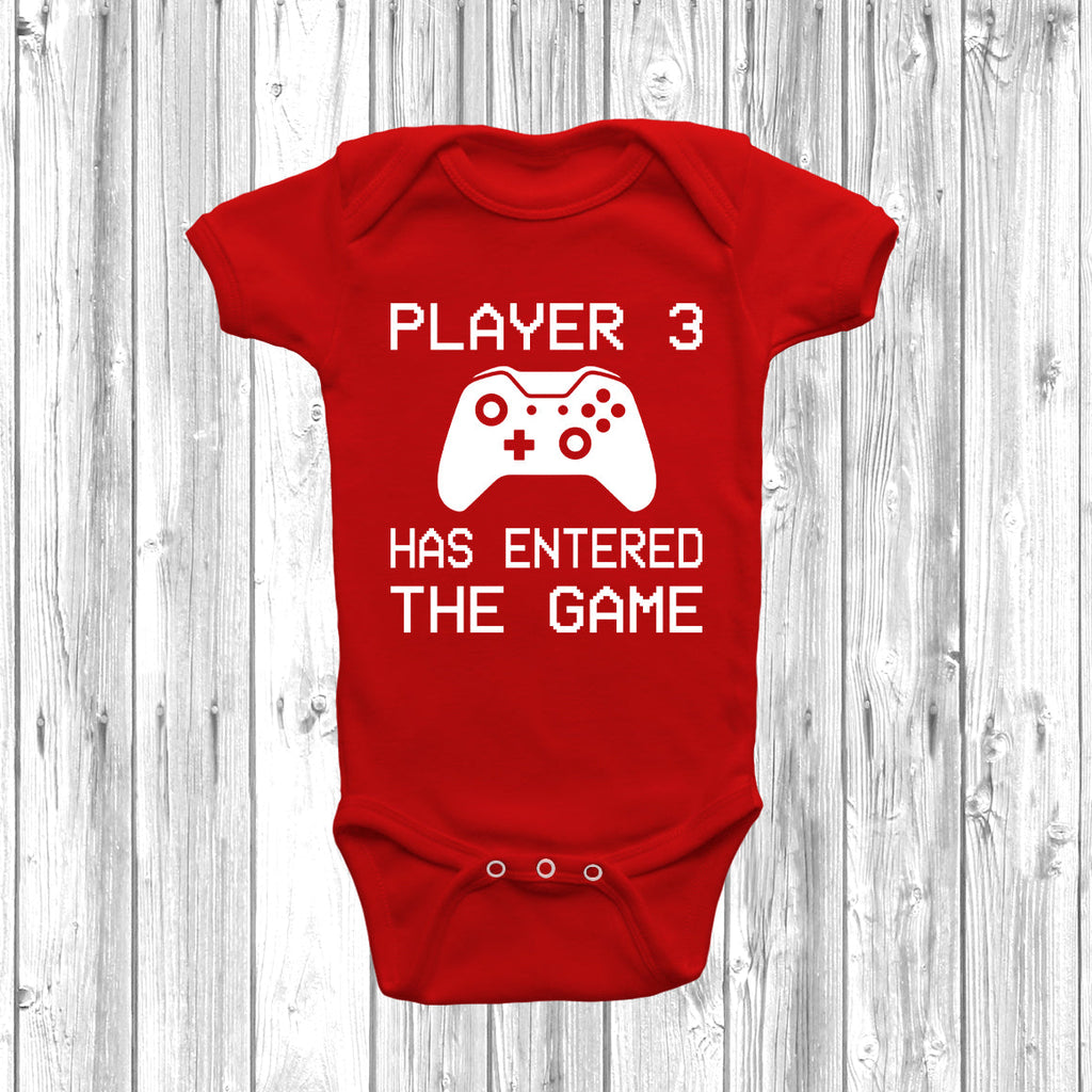 Get trendy with XB Player 3 Has Entered The Game Baby Grow - Baby Grow available at DizzyKitten. Grab yours for £8.49 today!