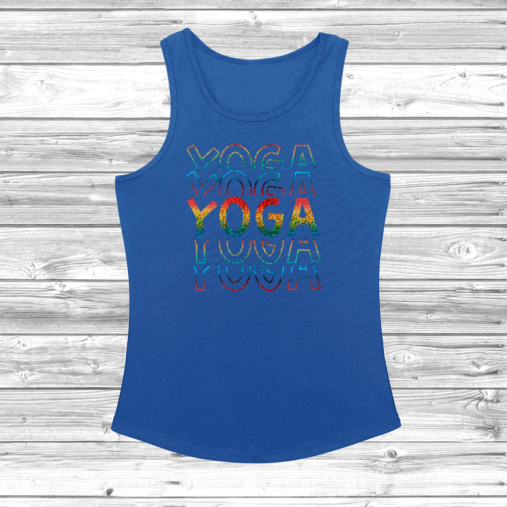 Get trendy with Yoga Rainbow Women's Cool Vest - Vest available at DizzyKitten. Grab yours for £12.49 today!