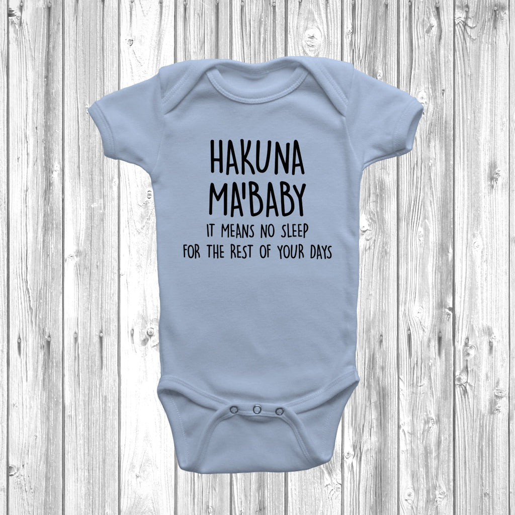 Get trendy with Hakuna Ma'Baby Baby Grow -  available at DizzyKitten. Grab yours for £7.99 today!