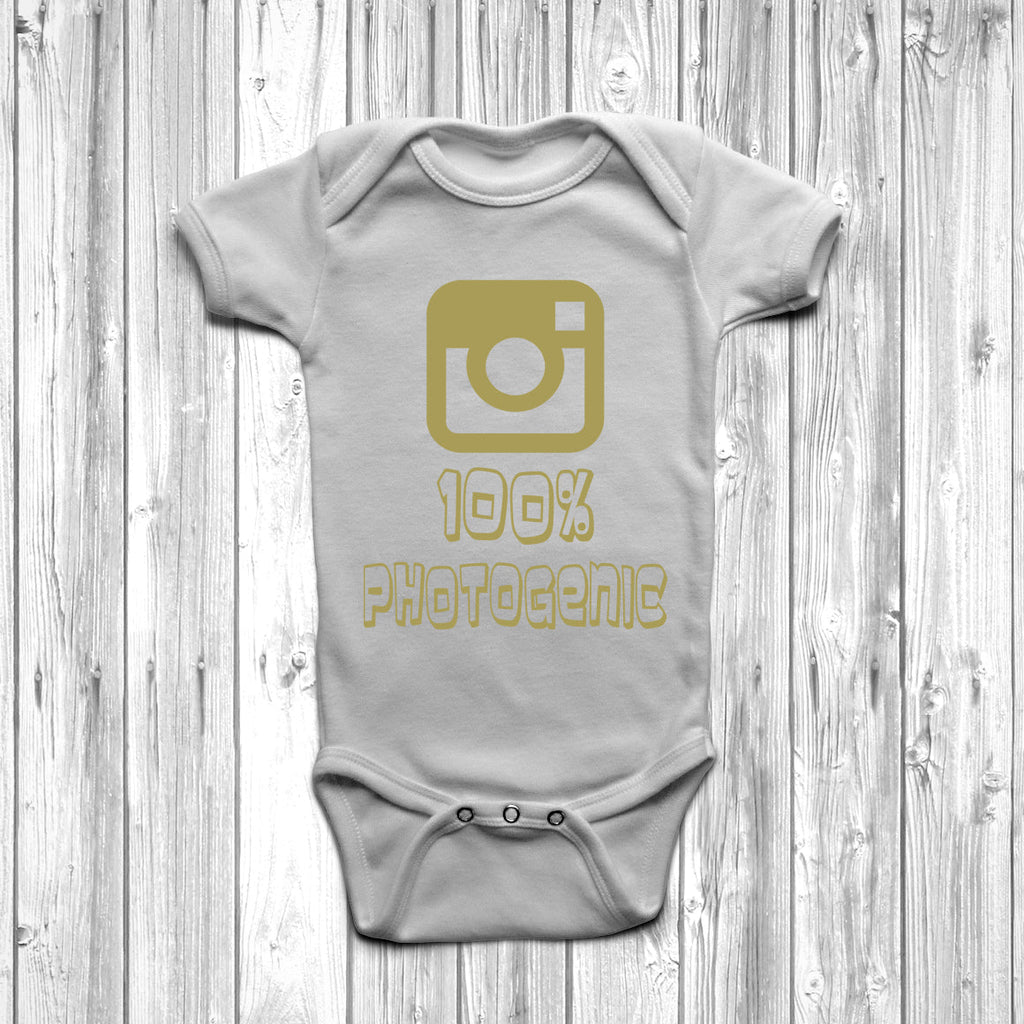 Get trendy with 100% Photogenic Baby Grow - Baby Grow available at DizzyKitten. Grab yours for £8.95 today!