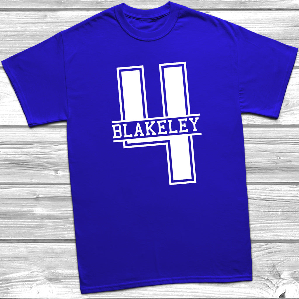 Get trendy with Personalised 4th Birthday Monogram T-Shirt - T-Shirt available at DizzyKitten. Grab yours for £10.49 today!