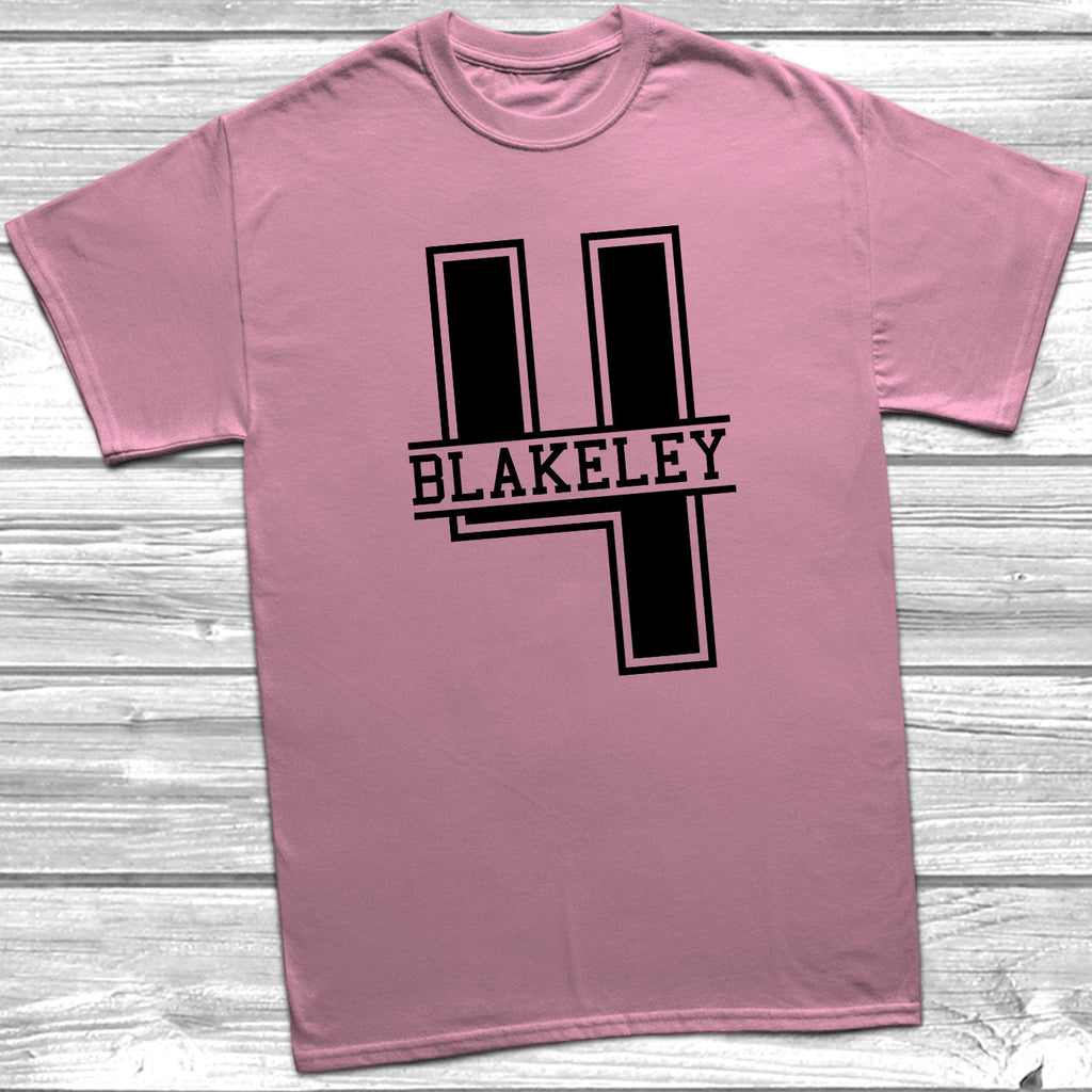 Get trendy with Personalised 4th Birthday Monogram T-Shirt - T-Shirt available at DizzyKitten. Grab yours for £9.99 today!