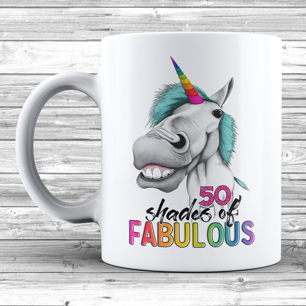 Get trendy with 50 Shades Of Fabulous Mug - Mug available at DizzyKitten. Grab yours for £9.49 today!