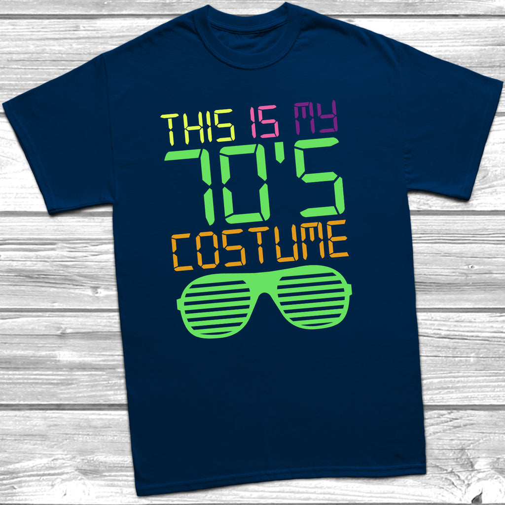 Get trendy with This Is My 70s Costume T-Shirt - T-Shirt available at DizzyKitten. Grab yours for £10.45 today!