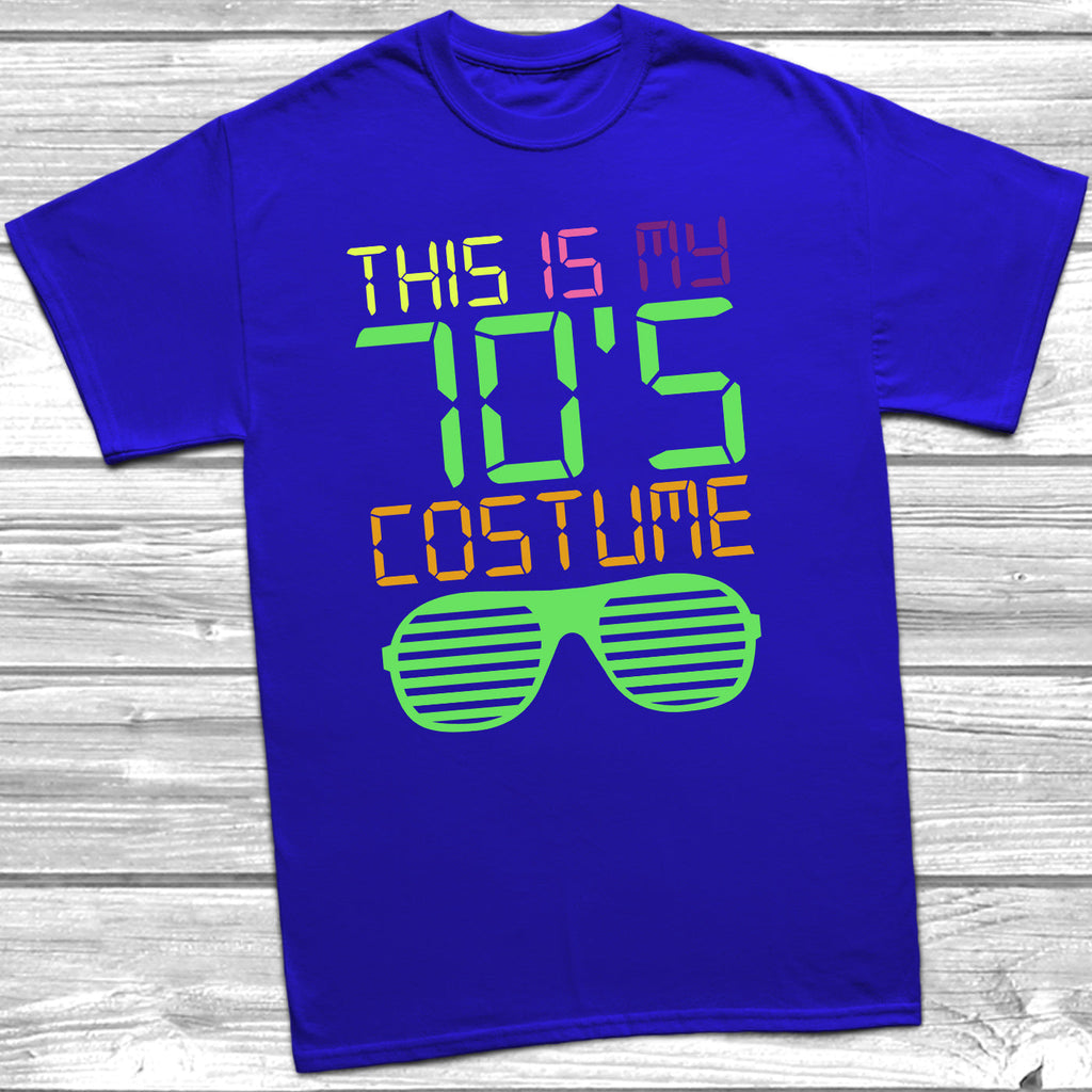 Get trendy with This Is My 70s Costume T-Shirt - T-Shirt available at DizzyKitten. Grab yours for £10.45 today!