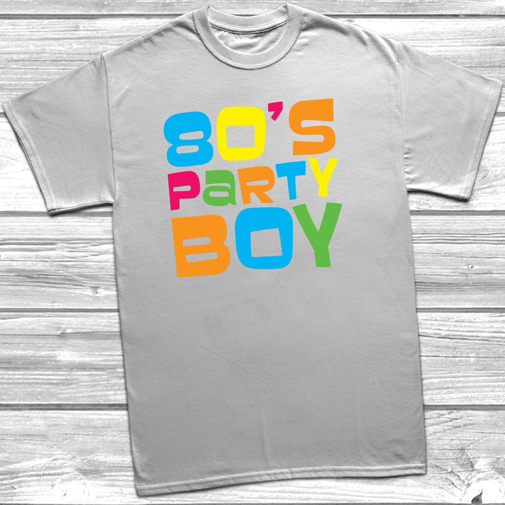 Get trendy with 80s Party Boy T-Shirt - T-Shirt available at DizzyKitten. Grab yours for £10.49 today!