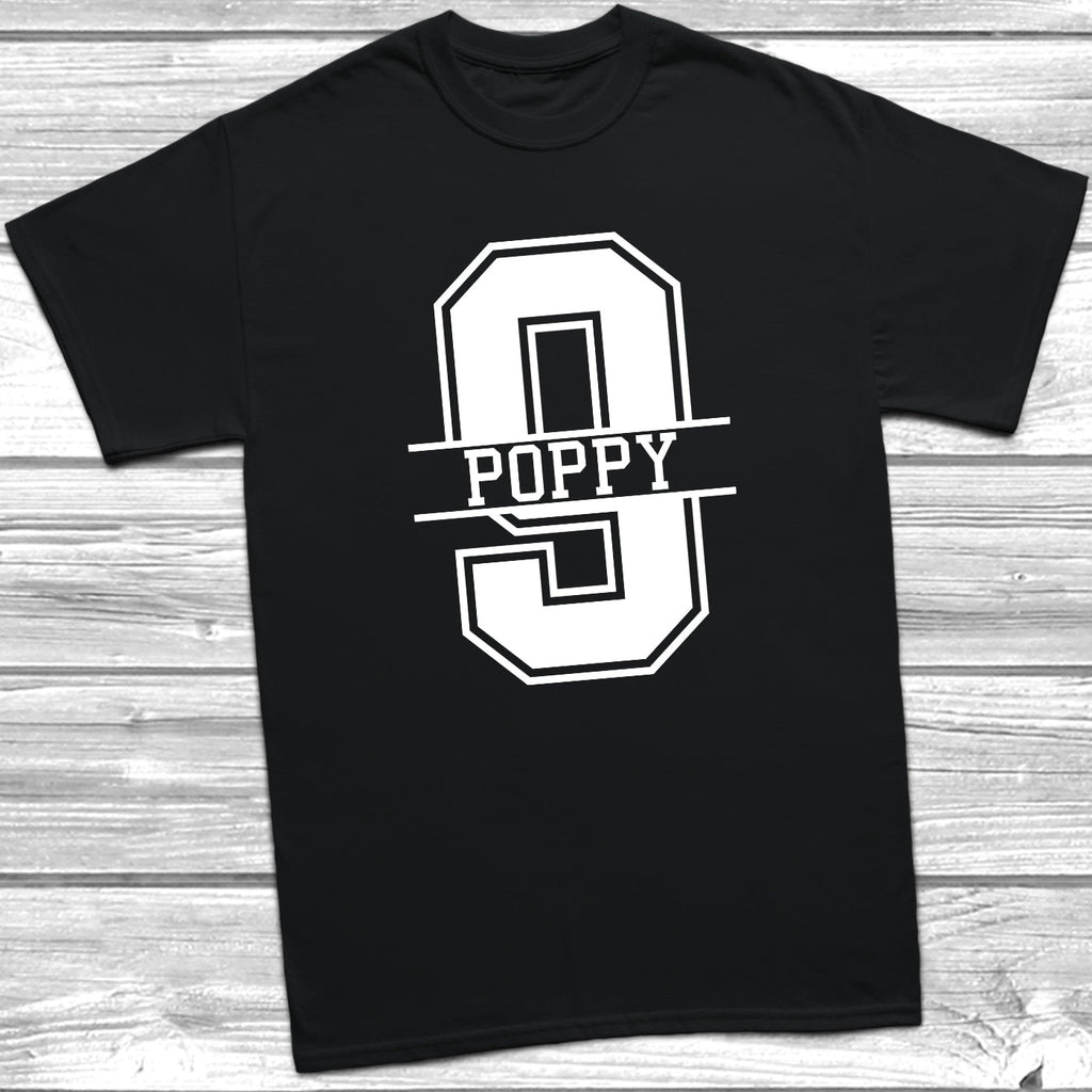 Get trendy with Personalised 9th Birthday Monogram T-Shirt - T-Shirt available at DizzyKitten. Grab yours for £10.49 today!