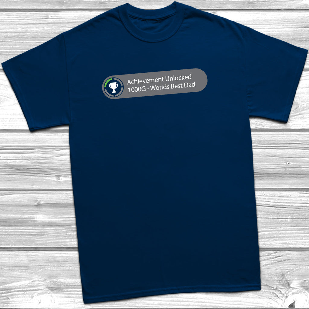Get trendy with Unlocked Worlds Best Dad T-Shirt - T-Shirt available at DizzyKitten. Grab yours for £10.45 today!