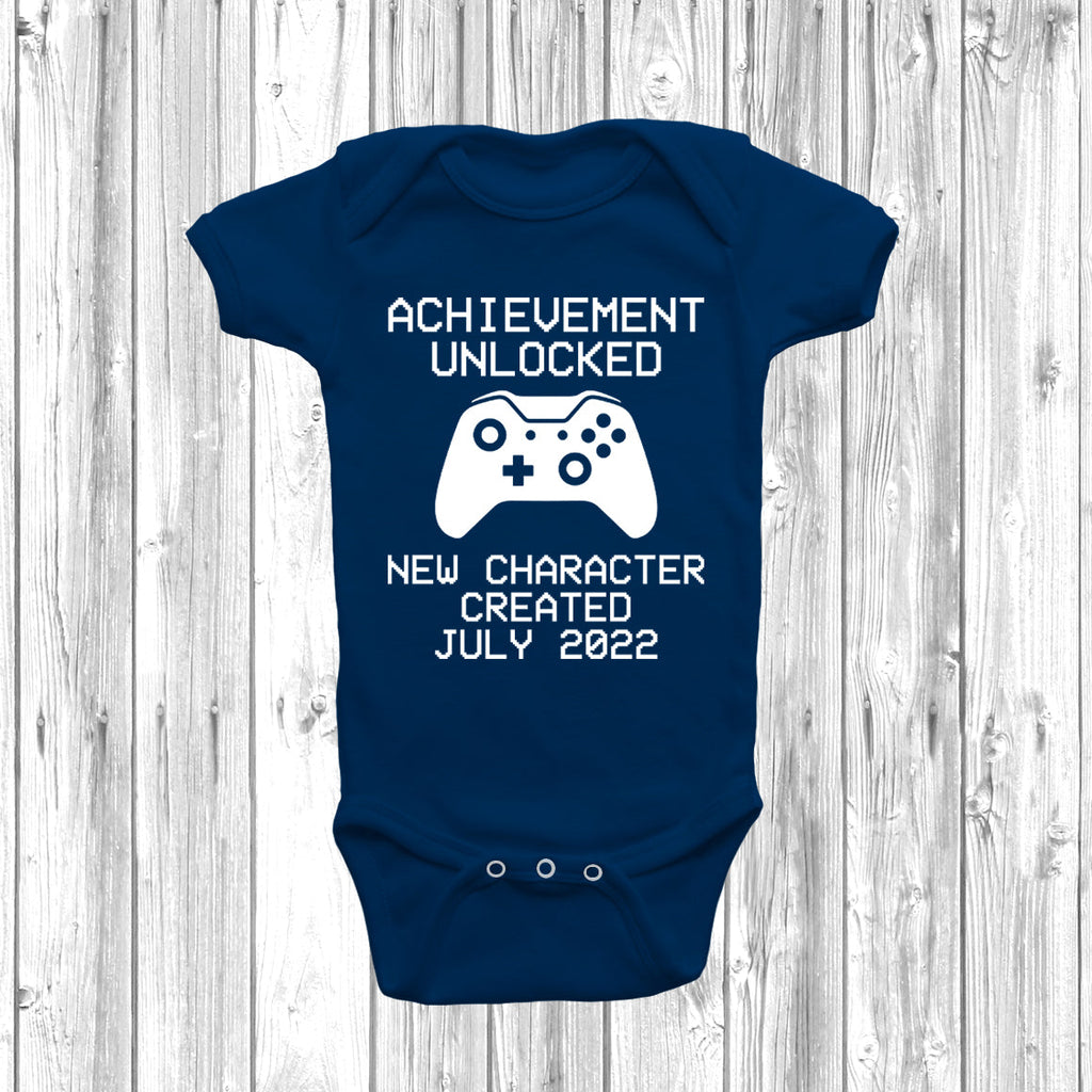 Get trendy with Achievement Unlocked New Character Created Baby Grow - Baby Grow available at DizzyKitten. Grab yours for £8.99 today!