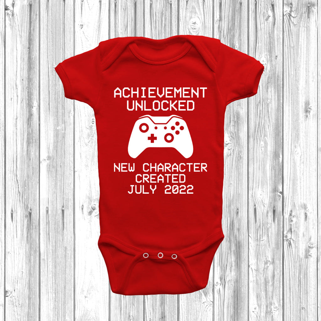 Get trendy with Achievement Unlocked New Character Created Baby Grow - Baby Grow available at DizzyKitten. Grab yours for £8.99 today!