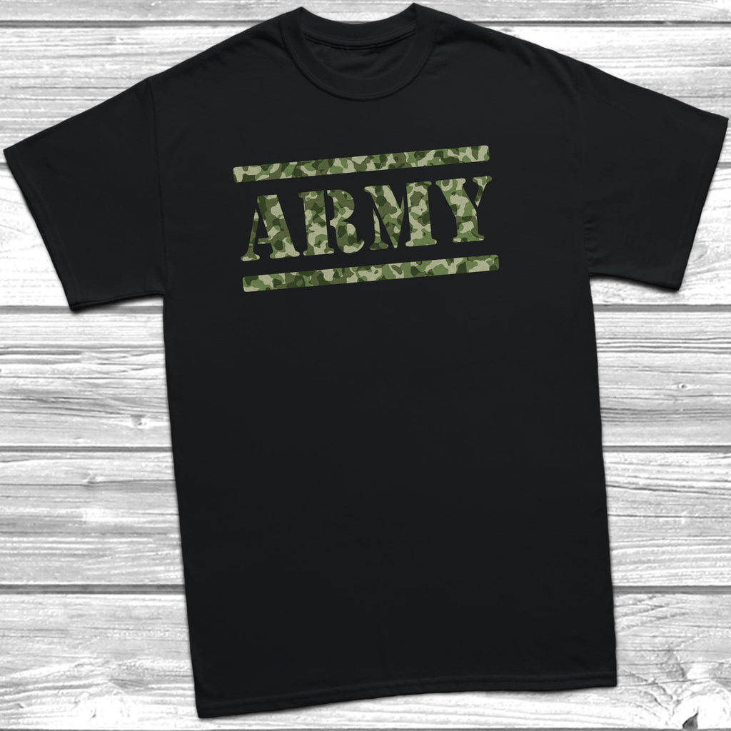 Get trendy with Army Camouflage T-Shirt - T-Shirt available at DizzyKitten. Grab yours for £9.99 today!