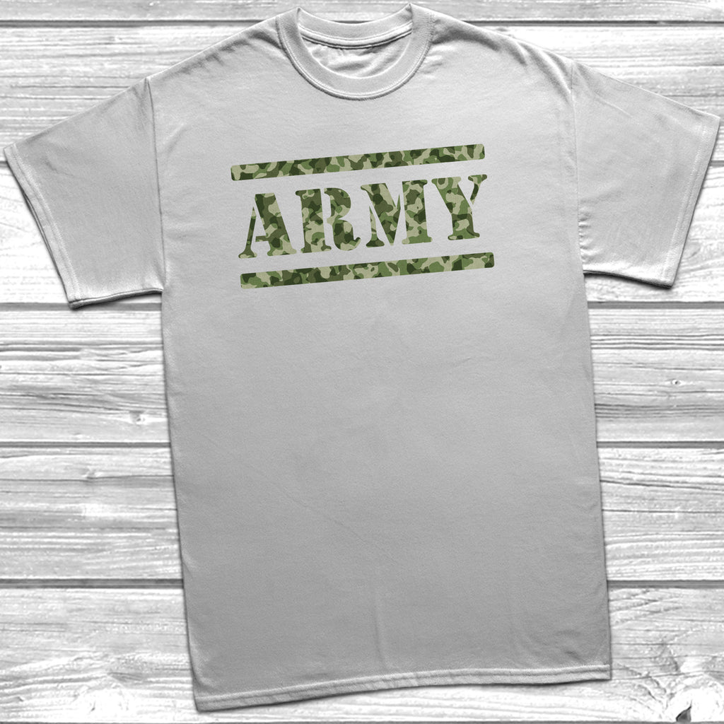 Get trendy with Army Camouflage T-Shirt - T-Shirt available at DizzyKitten. Grab yours for £9.99 today!