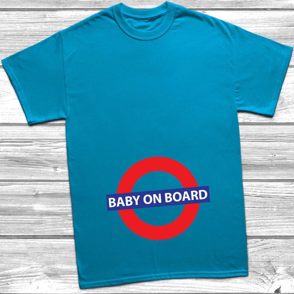 Get trendy with Baby On Board T-Shirt - T-Shirt available at DizzyKitten. Grab yours for £9.99 today!