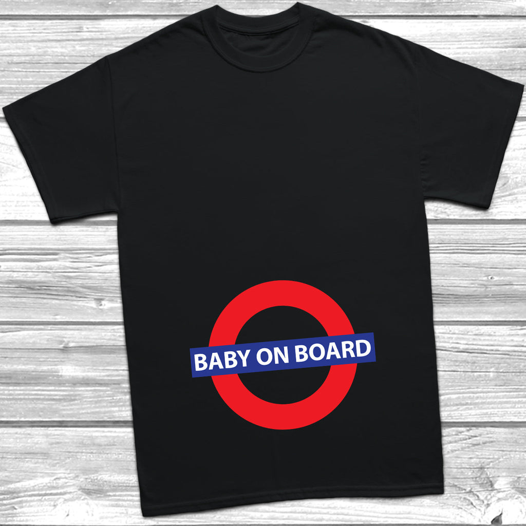 Get trendy with Baby On Board T-Shirt - T-Shirt available at DizzyKitten. Grab yours for £9.99 today!