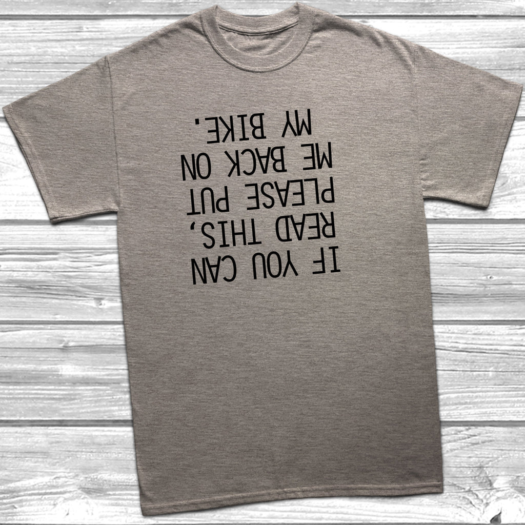 Get trendy with Back On My Bike T-Shirt - T-Shirt available at DizzyKitten. Grab yours for £9.45 today!
