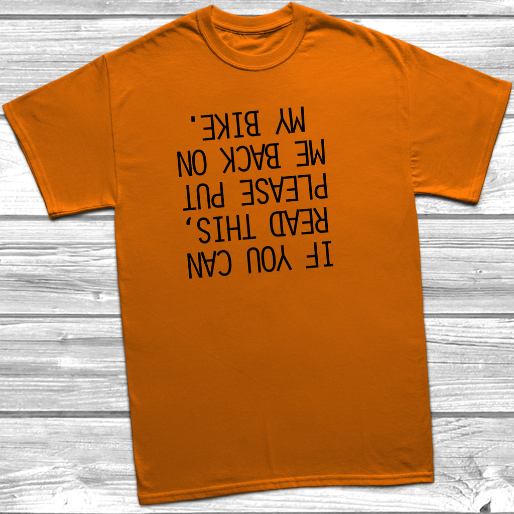 Get trendy with Back On My Bike T-Shirt - T-Shirt available at DizzyKitten. Grab yours for £9.45 today!