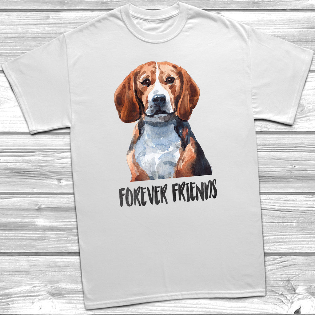 Get trendy with Beagle Forever Friends T-Shirt - T-Shirt available at DizzyKitten. Grab yours for £11.95 today!
