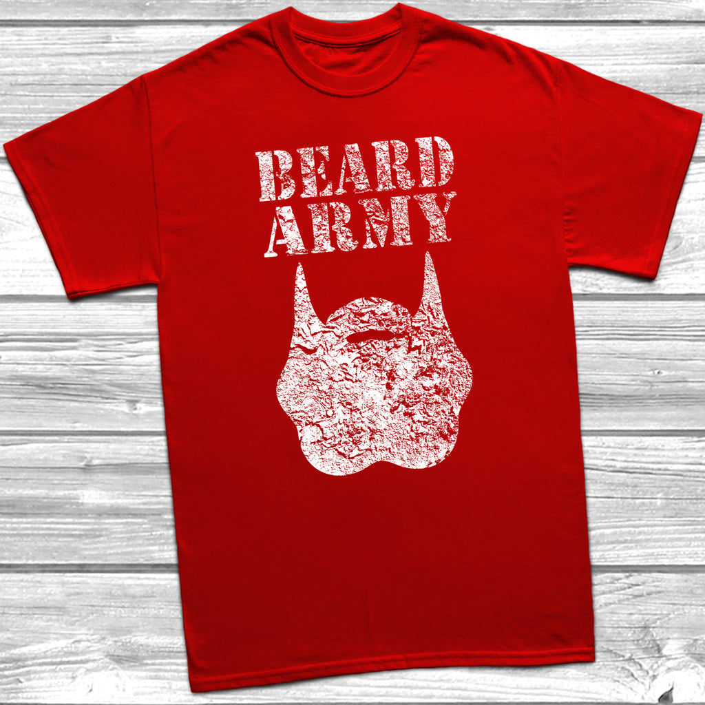 Get trendy with Beard Army T-Shirt - T-Shirt available at DizzyKitten. Grab yours for £13.99 today!