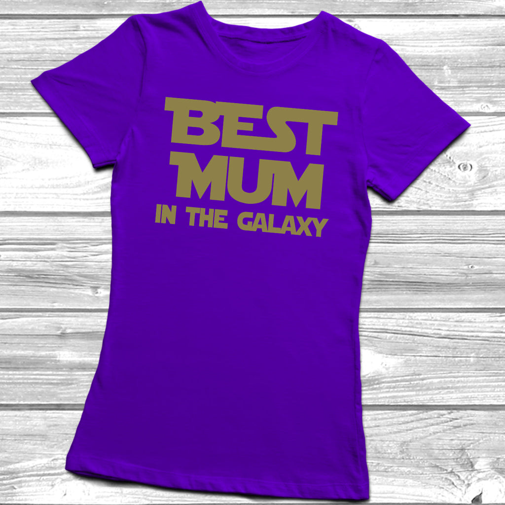 Get trendy with Best Mum In The Galaxy T-Shirt - T-Shirt available at DizzyKitten. Grab yours for £8.99 today!