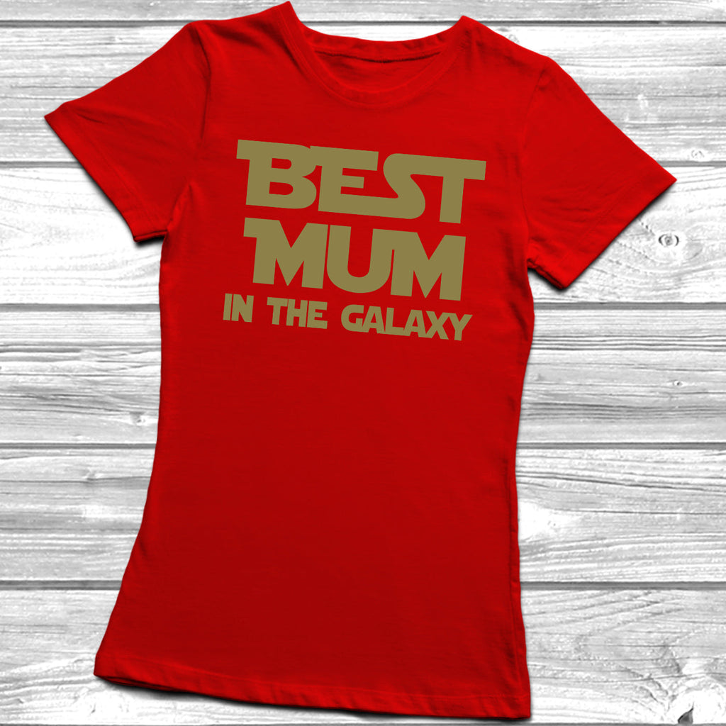 Get trendy with Best Mum In The Galaxy T-Shirt - T-Shirt available at DizzyKitten. Grab yours for £9.49 today!