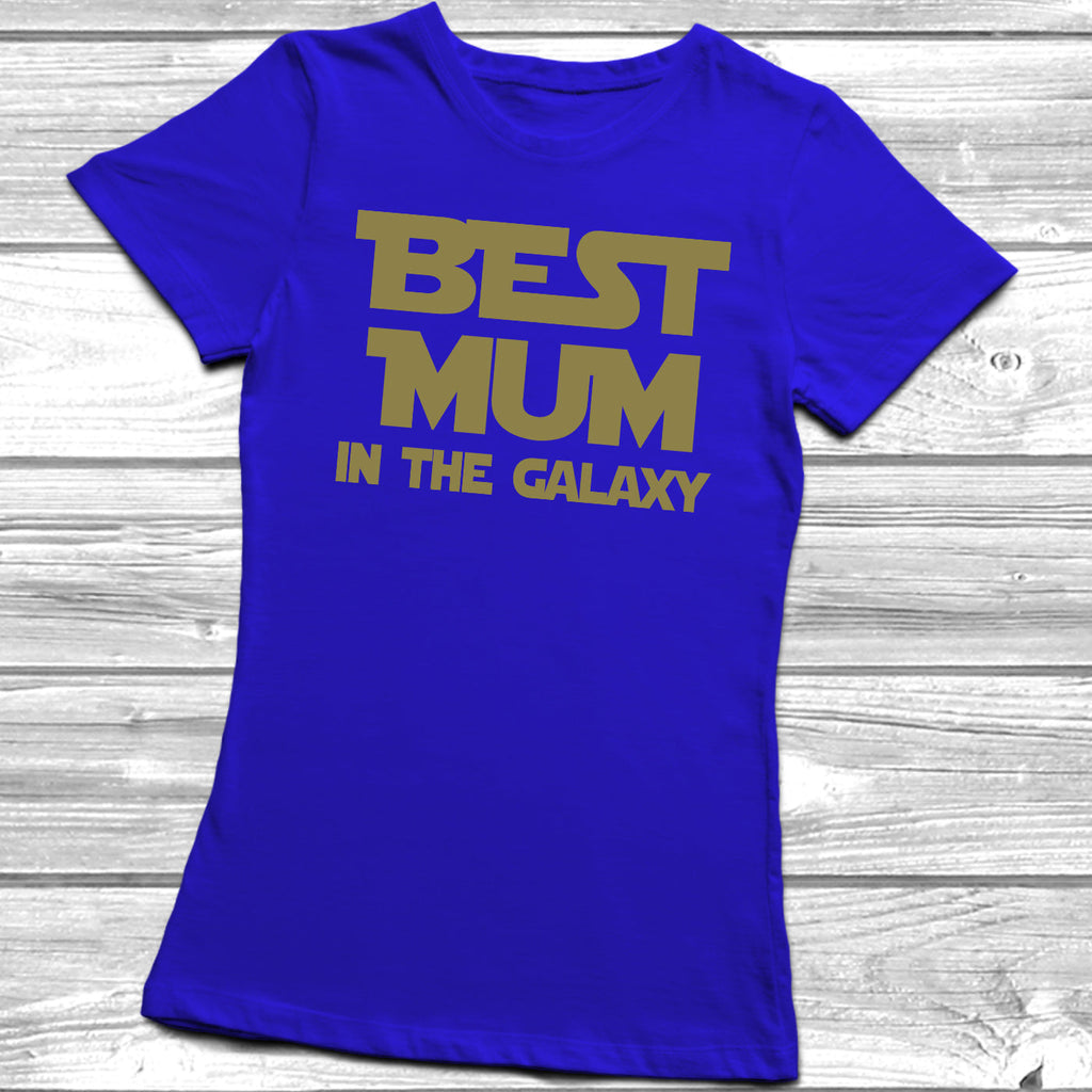 Get trendy with Best Mum In The Galaxy T-Shirt - T-Shirt available at DizzyKitten. Grab yours for £9.49 today!