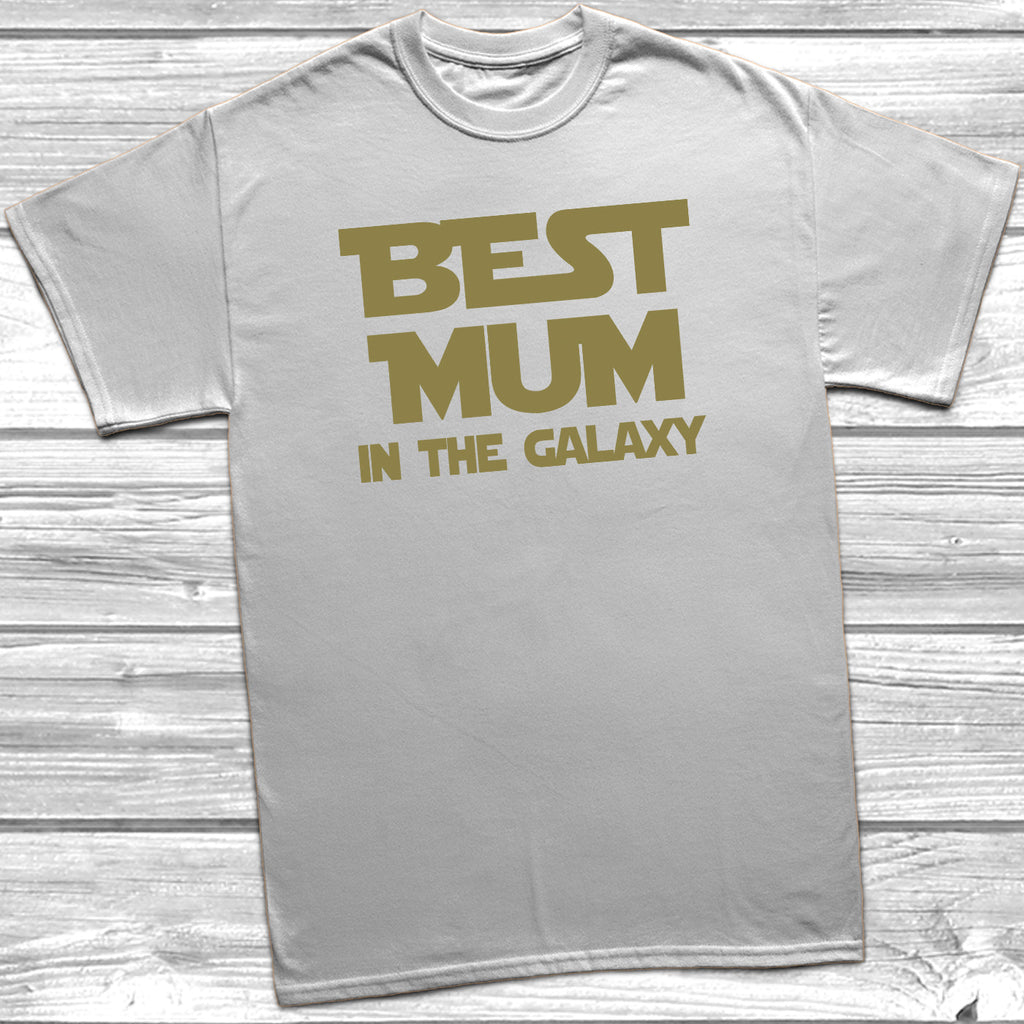 Get trendy with Best Mum In The Galaxy T-Shirt - T-Shirt available at DizzyKitten. Grab yours for £9.49 today!