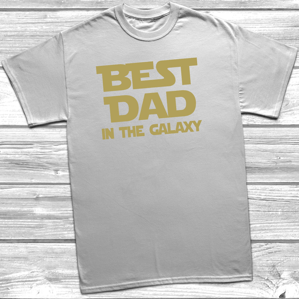 Get trendy with Best Dad In The Galaxy T-Shirt - T-Shirt available at DizzyKitten. Grab yours for £10.45 today!
