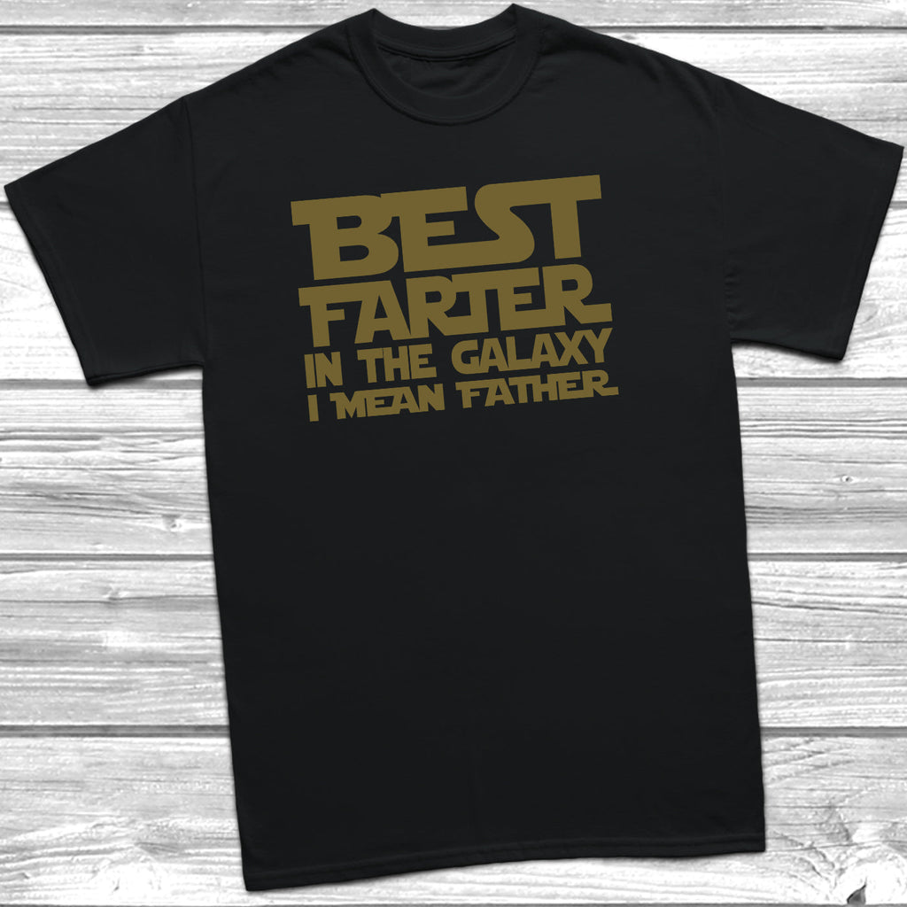 Get trendy with Best Farter In The Galaxy T-Shirt - T-Shirt available at DizzyKitten. Grab yours for £10.45 today!