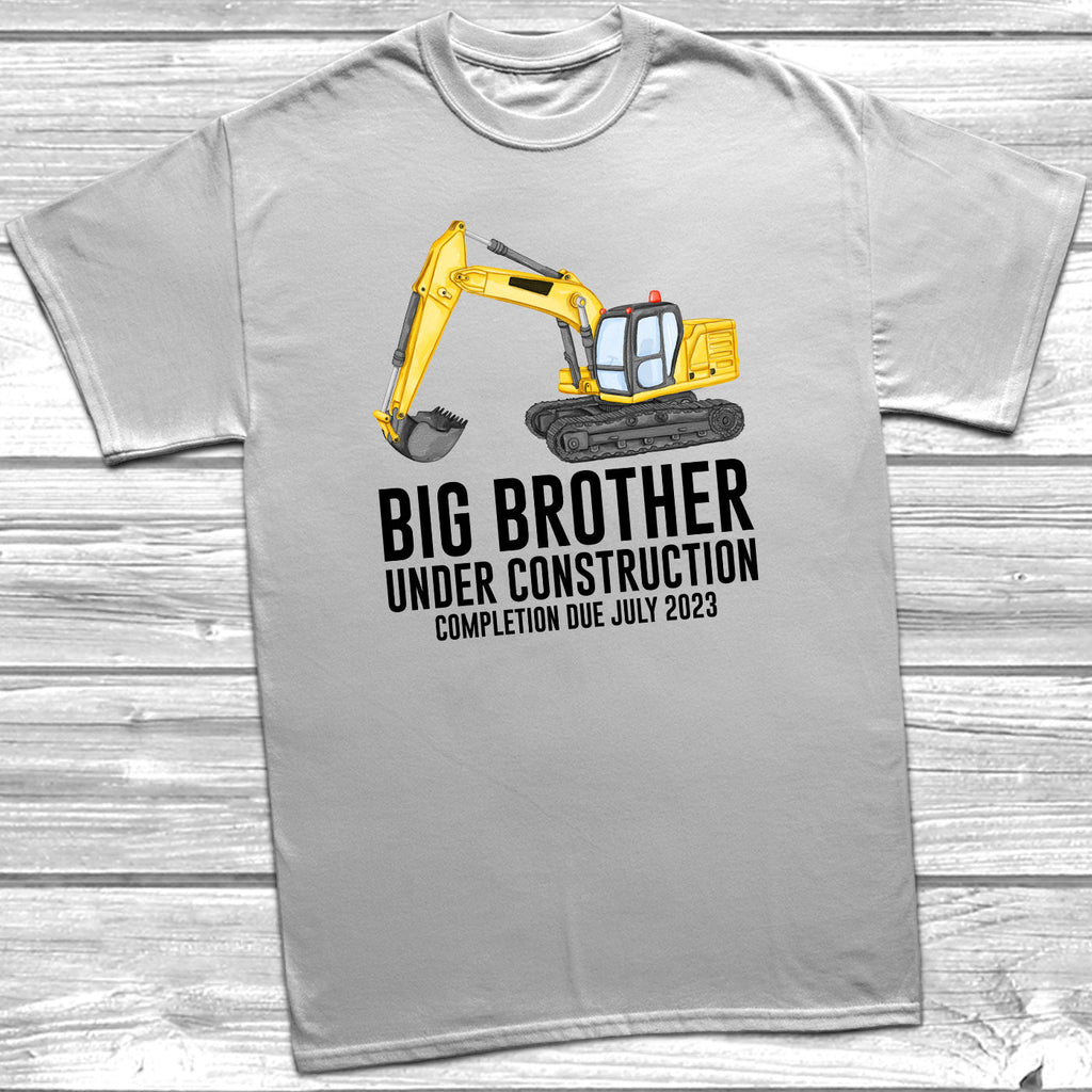 Get trendy with Personalised Big Brother Under Construction T-Shirt -  available at DizzyKitten. Grab yours for £10.45 today!