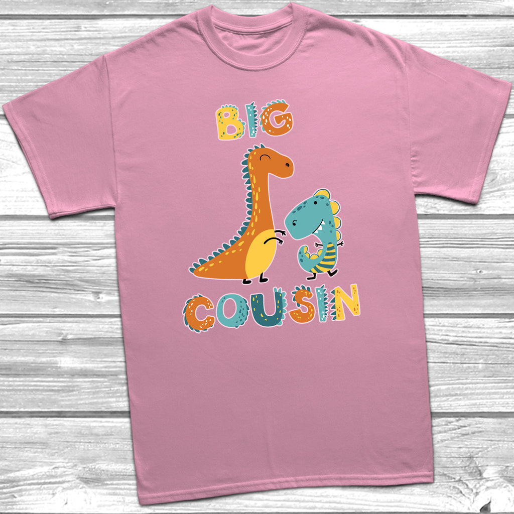 Get trendy with Dinosaur Big Cousin Little Cousin T-Shirt Baby Grow Set -  available at DizzyKitten. Grab yours for £8.95 today!
