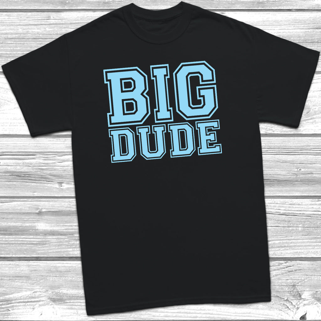Get trendy with Big Dude Little Dude T-Shirt Baby Grow Set -  available at DizzyKitten. Grab yours for £9.45 today!