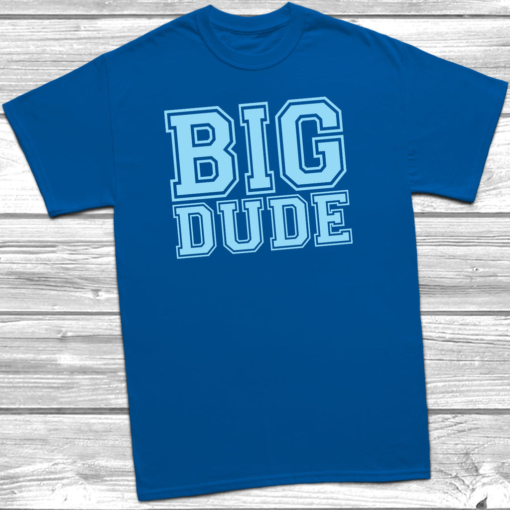 Get trendy with Big Dude Little Dude T-Shirt Baby Grow Set -  available at DizzyKitten. Grab yours for £9.45 today!