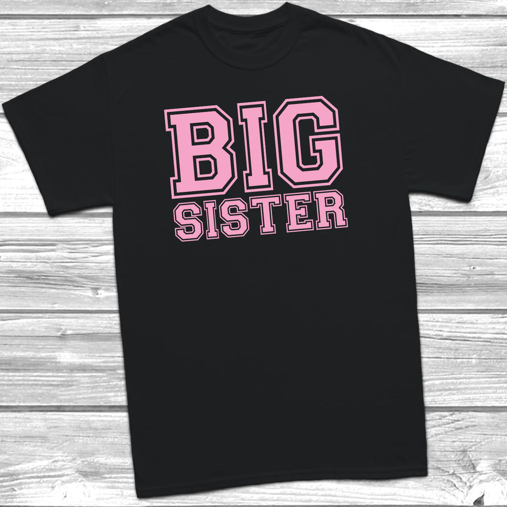 Get trendy with Big Sister Little Sister T-Shirt Baby Grow Set -  available at DizzyKitten. Grab yours for £7.95 today!
