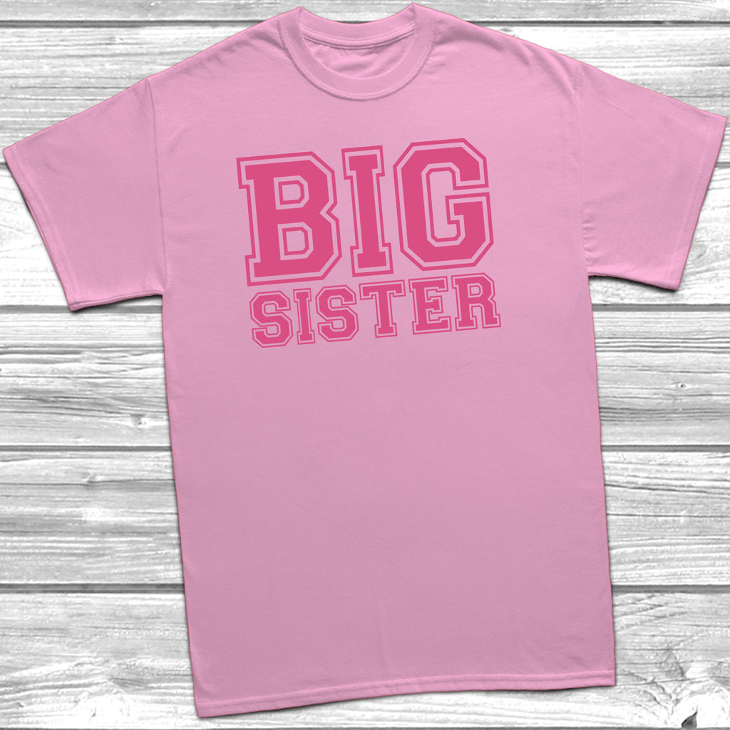 Get trendy with Big Sister Little Sister T-Shirt Baby Grow Set -  available at DizzyKitten. Grab yours for £7.95 today!