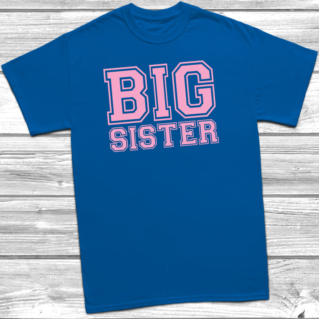 Get trendy with Big Sister Little Sister T-Shirt Baby Grow Set -  available at DizzyKitten. Grab yours for £8.45 today!