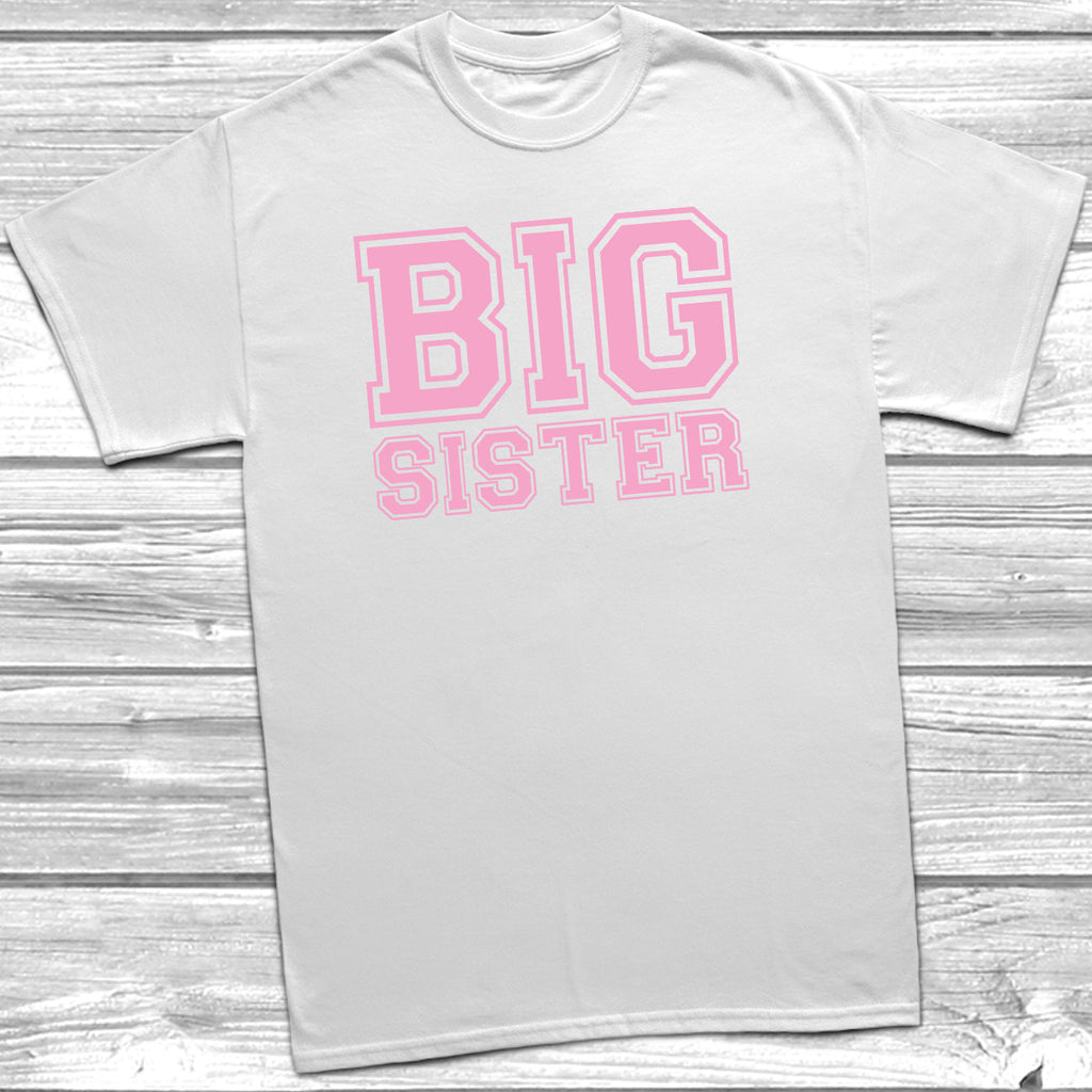 Get trendy with Big Sister Little Sister T-Shirt Baby Grow Set -  available at DizzyKitten. Grab yours for £7.95 today!