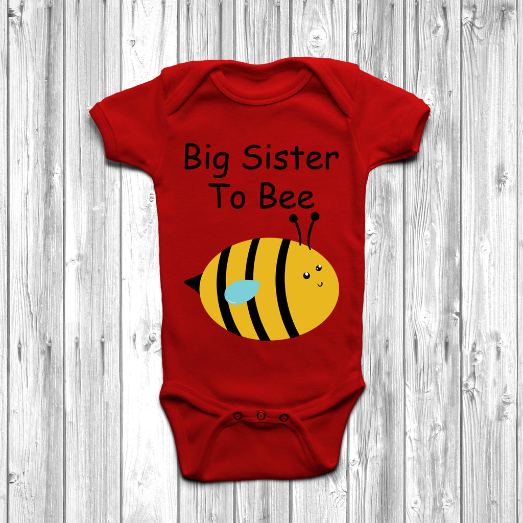 Get trendy with Big Sister To Bee Baby Grow - Baby Grow available at DizzyKitten. Grab yours for £8.45 today!