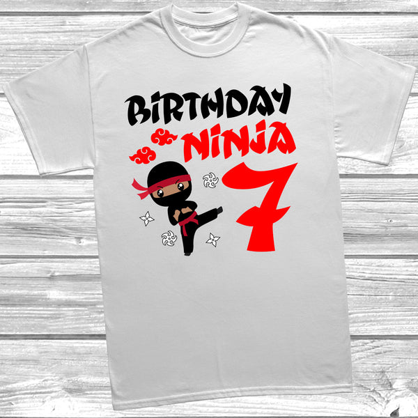 Birthday Ninja 7th Birthday T-Shirt