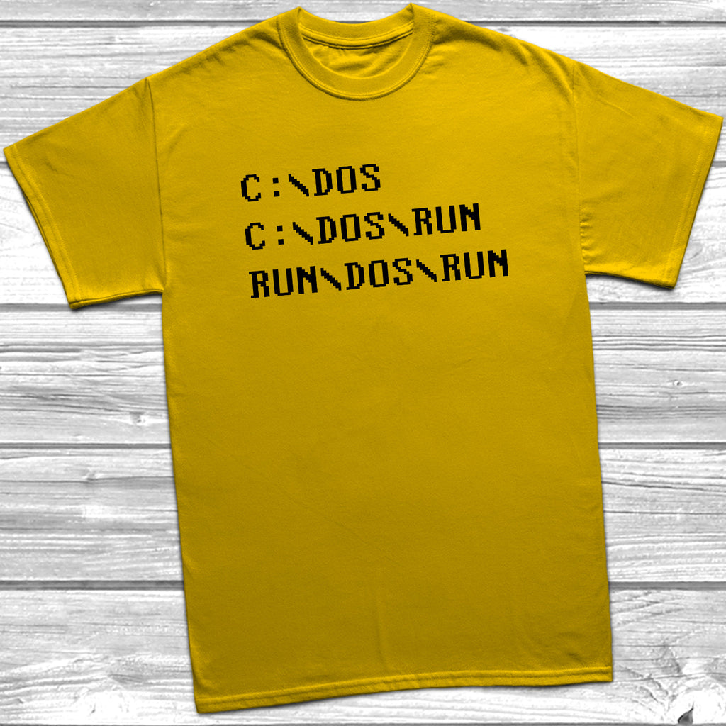 Get trendy with C Dos Run T-Shirt - T-Shirt available at DizzyKitten. Grab yours for £9.49 today!