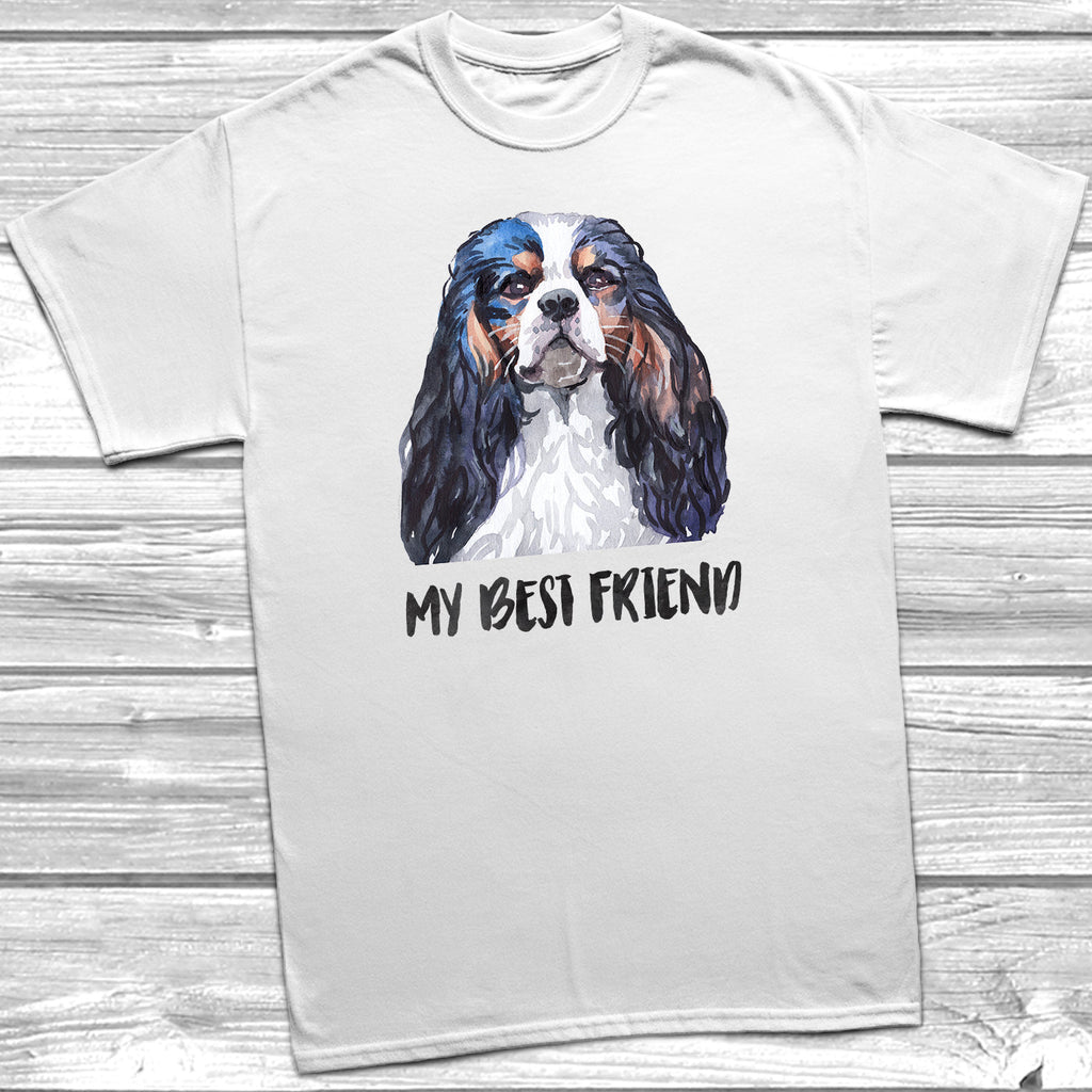Get trendy with My Best Friend Cavalier King Charles Spaniel T-Shirt - T-Shirt available at DizzyKitten. Grab yours for £12.45 today!