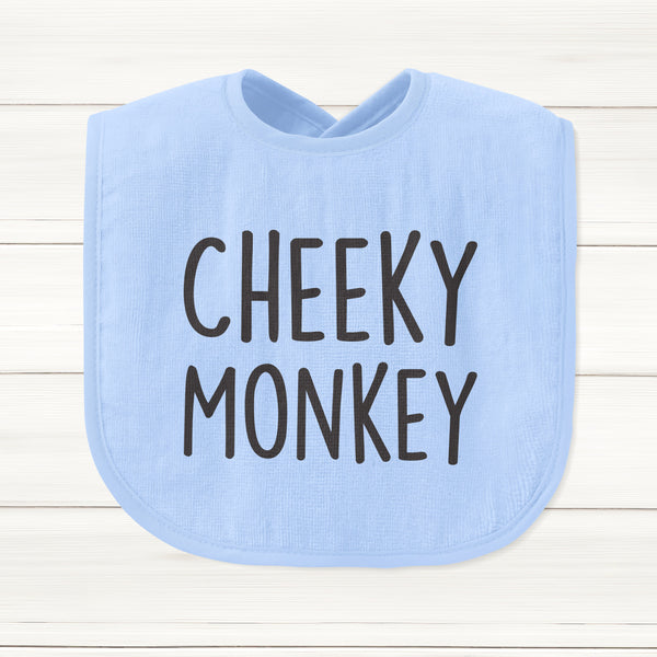 Cheeky Monkey Baby Bib - DizzyKitten