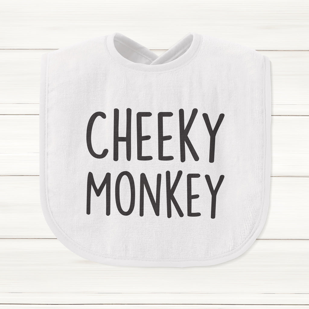 Get trendy with Cheeky Monkey Baby Bib - Baby Grow available at DizzyKitten. Grab yours for £5.95 today!