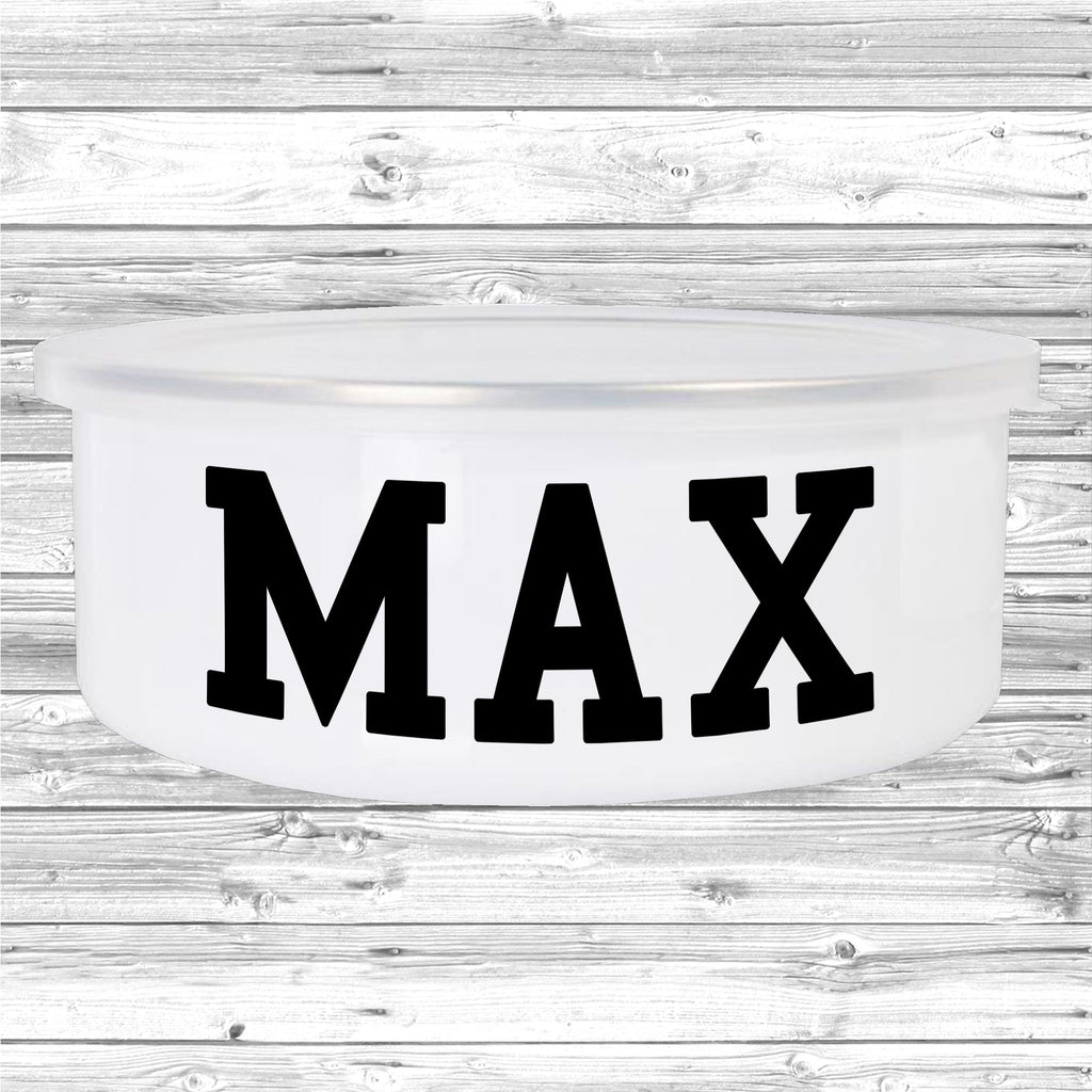Get trendy with Personalised College Dog Bowl -  available at DizzyKitten. Grab yours for £16.45 today!