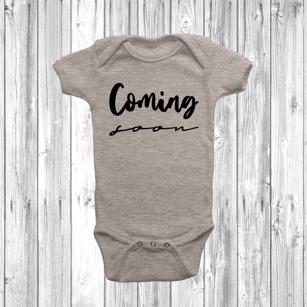Get trendy with Coming Soon Baby Grow - Baby Grow available at DizzyKitten. Grab yours for £8.45 today!