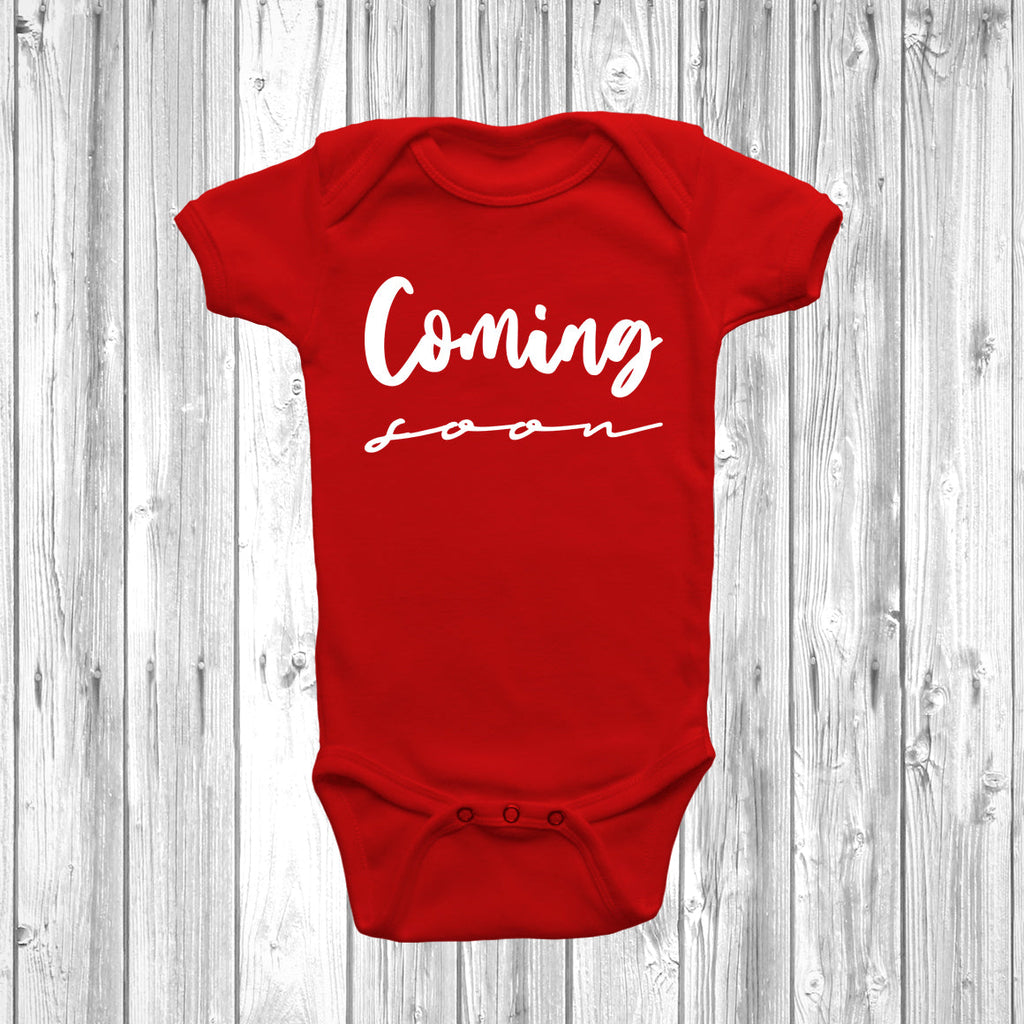 Get trendy with Coming Soon Baby Grow - Baby Grow available at DizzyKitten. Grab yours for £8.45 today!